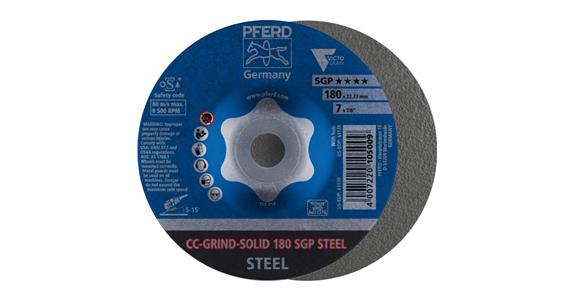 Schleifscheibe CC-GRIND SOLID SGP STEEL 180x22,23 mm