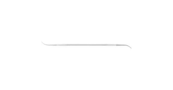 Diamond riffling file, round, diamond coating 2x25 mm, medium grit, L=150 mm