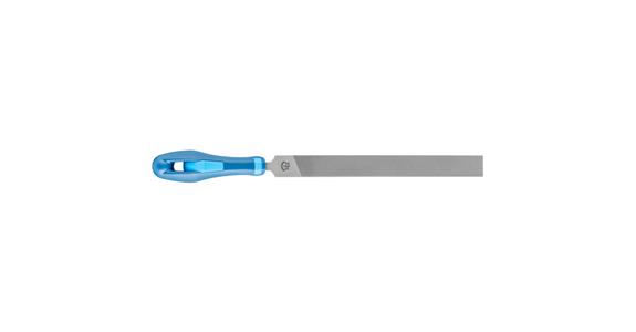 Werkstattfeile mit Heft Flachstumpf 150mm Hieb 1 grobe Zerspanung / Schruppen