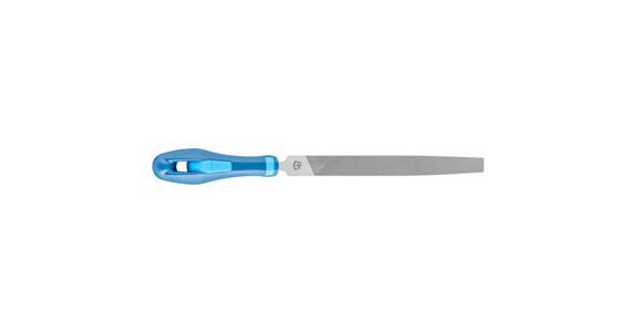 Werkstattfeile mit Heft Flachspitz 150mm Hieb 3 Feinbearbeitung / Schlichten