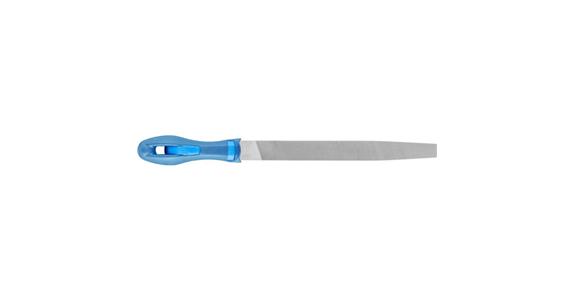 Werkstattfeile mit Heft Flachspitz 200mm Hieb 3 Feinbearbeitung / Schlichten