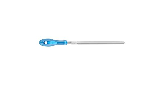 Werkstattfeile mit Heft Dreikant 150mm Hieb 1 grobe Zerspanung / Schruppen