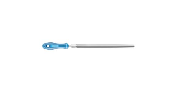 Werkstattfeile mit Heft Dreikant 200mm Hieb 2 univer. Schruppen / Schlichten