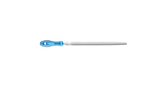 Werkstattfeile mit Heft Dreikant 250mm Hieb 2 univer. Schruppen / Schlichten