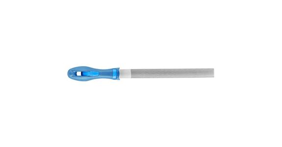 Werkstattfeile mit Heft Halbrund 200mm Hieb 3 Feinbearbeitung / Schlichten
