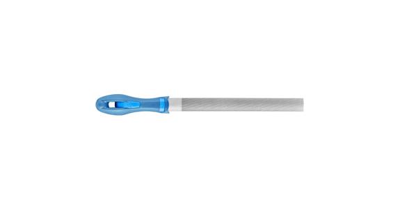 Werkstattfeile mit Heft Halbrund 250mm Hieb 1 grobe Zerspanung / Schruppen