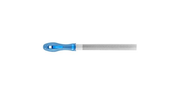 Werkstattfeile mit Heft Halbrund 250mm Hieb 2 univer. Schruppen / Schlichten