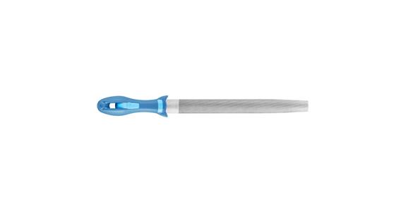 Werkstattfeile mit Heft Halbrund-Spitz 300mm Hieb 1 grobe Zerspanung / Schruppen