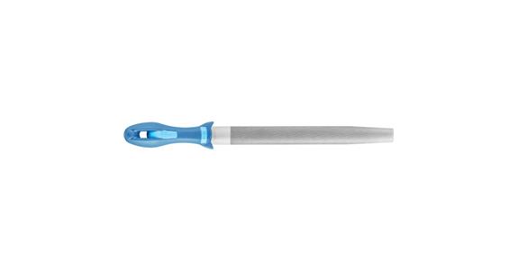 Werkstattfeile mit Heft Halbrund-Spitz 300mm Hieb 3 Feinbearbeitung / Schlichten