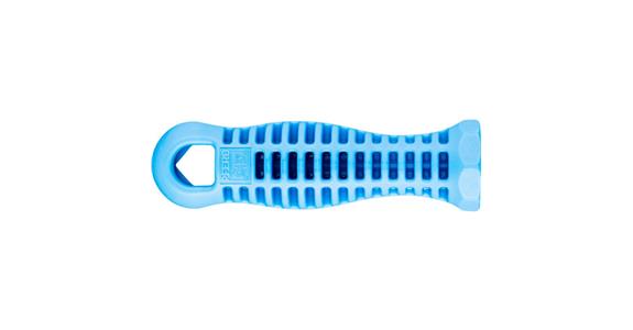 Plastic file handle, impact-resistant, for file lengths 300-350 mm