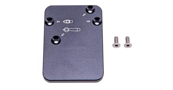 Spannplatte für 44/844 EWR(i) Messgeräte