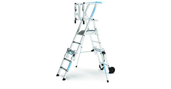 Teleskop-Plattformleiter ZAP Masterflex Plus S 3/5 Arbeitshöhe 3,28 m