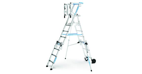 Teleskop-Plattformleiter ZAP Masterflex Plus S 4/7 Arbeitshöhe 3,79 m