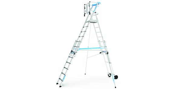 Teleskop-Plattformleiter ZAP Masterflex Plus S 8/12 Arbeitshöhe 5,05 m