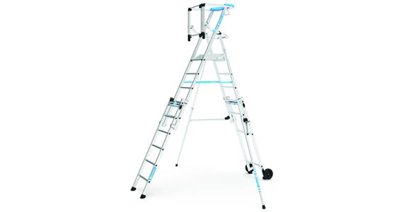 Teleskop-Plattformleiter ZAP Masterflex S 6/9 Arbeitshöhe 4,30 m