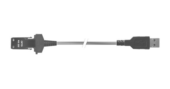Kabel danych Opto RS232/USB, dł. 2 m, typ C