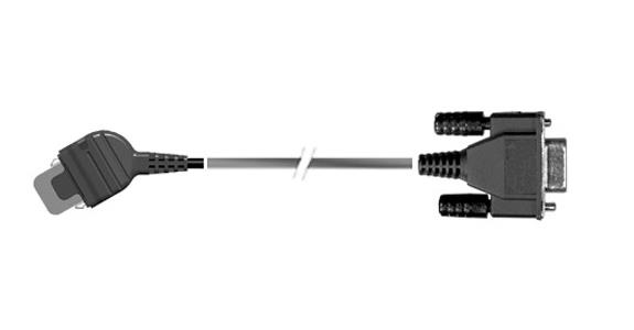 Data cable proximity/RS232 duplex, length 3 m, type J