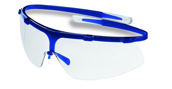 Safety goggles super g blue lens clear scratch-resistant anti-fog