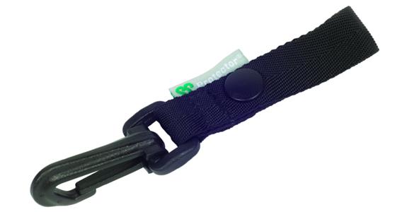 Belt clip for bump cap First Base 3 plastic impact-resistant black