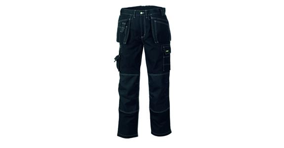 Cargo trousers Canvas/Cordura black 65 % poly/35 % cotton size 62