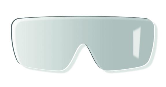 Spare lens clear for full-vision goggles uvex ultravision art. no. 1093009 060